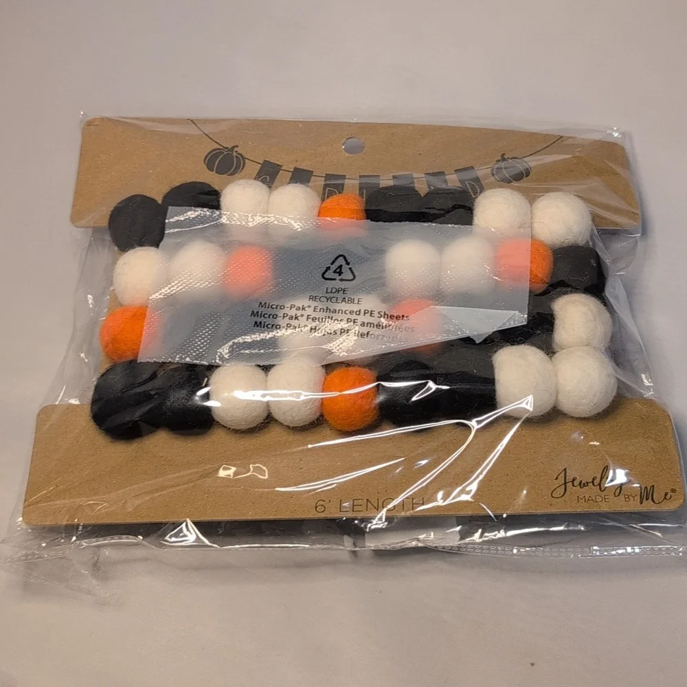 Halloween Felt 6 Foot Garland